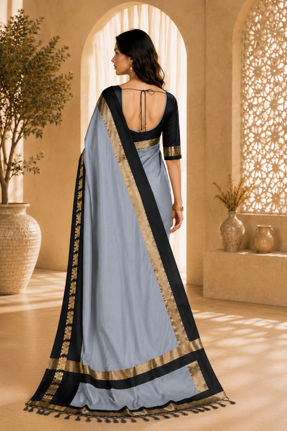 Premium Cotton Silk Gadhwal Elephant Saree